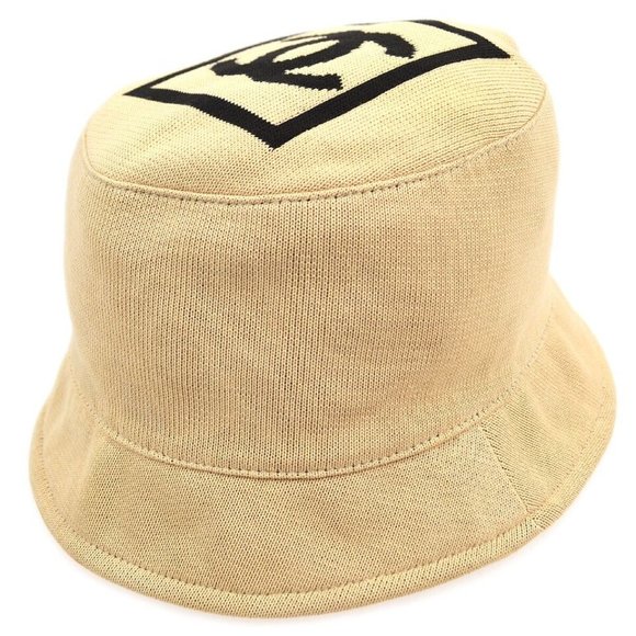 Chanel Hat Black, Beige 100% Cotton main image 13